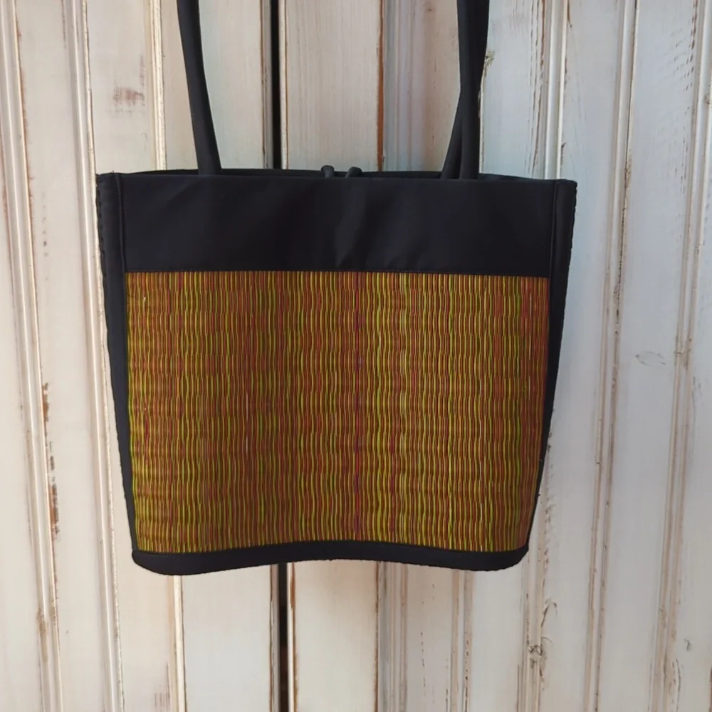 Baskets Of Cambodia, Curved Avi, Tote Bag.